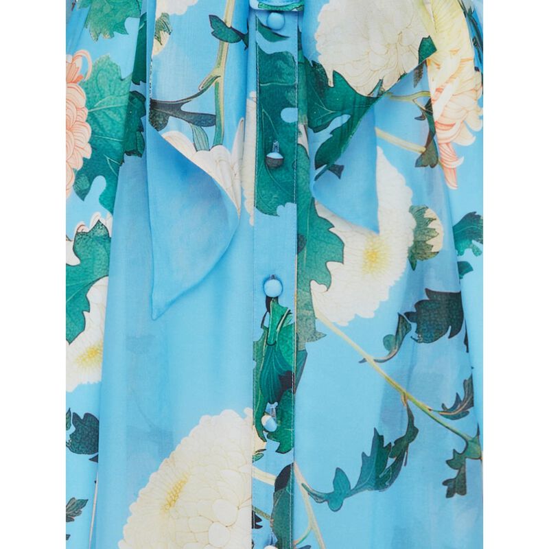 LEO LIN Liliane Tie Neck Midi Dress image number 2